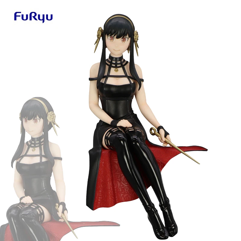 

In Stock Original FuRyu SPY FAMILY Yor Forger Noodle Stopper Anime Figrue Dolls 13Cm Action Figurine Model Toys for Kids Gift