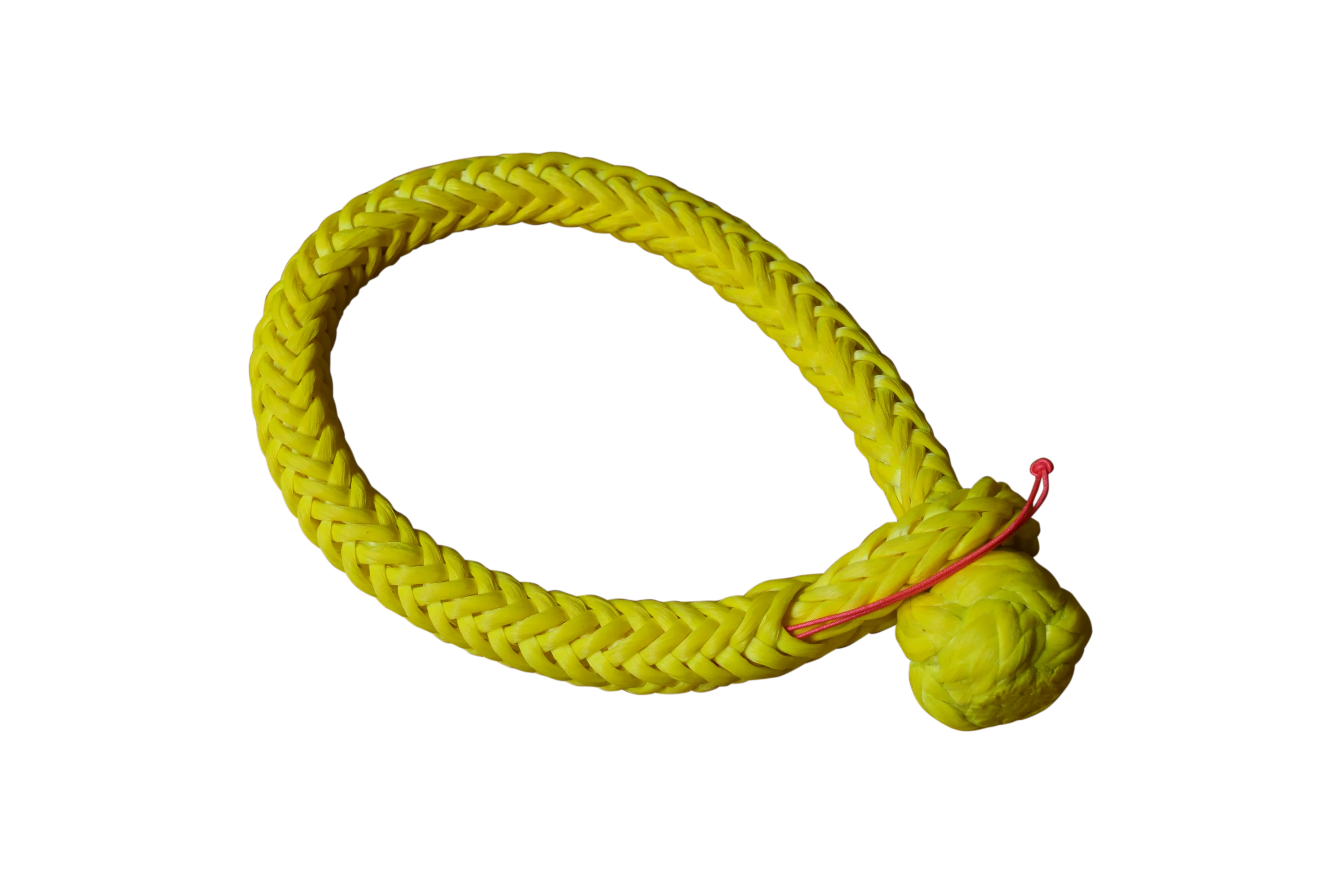 

Free Shipping 10mm*150mm Yellow Synthetic Soft Shackles(BS:28700LBS),UHMWPE Rope Shackle for ATV UTV SUV Offroad