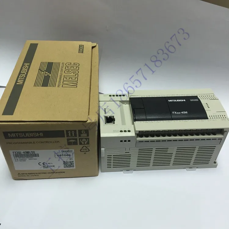 Новый оригинальный ПЛК Mitsubishi FX3GE-40MT/DS со встроенным режимом Ethernet