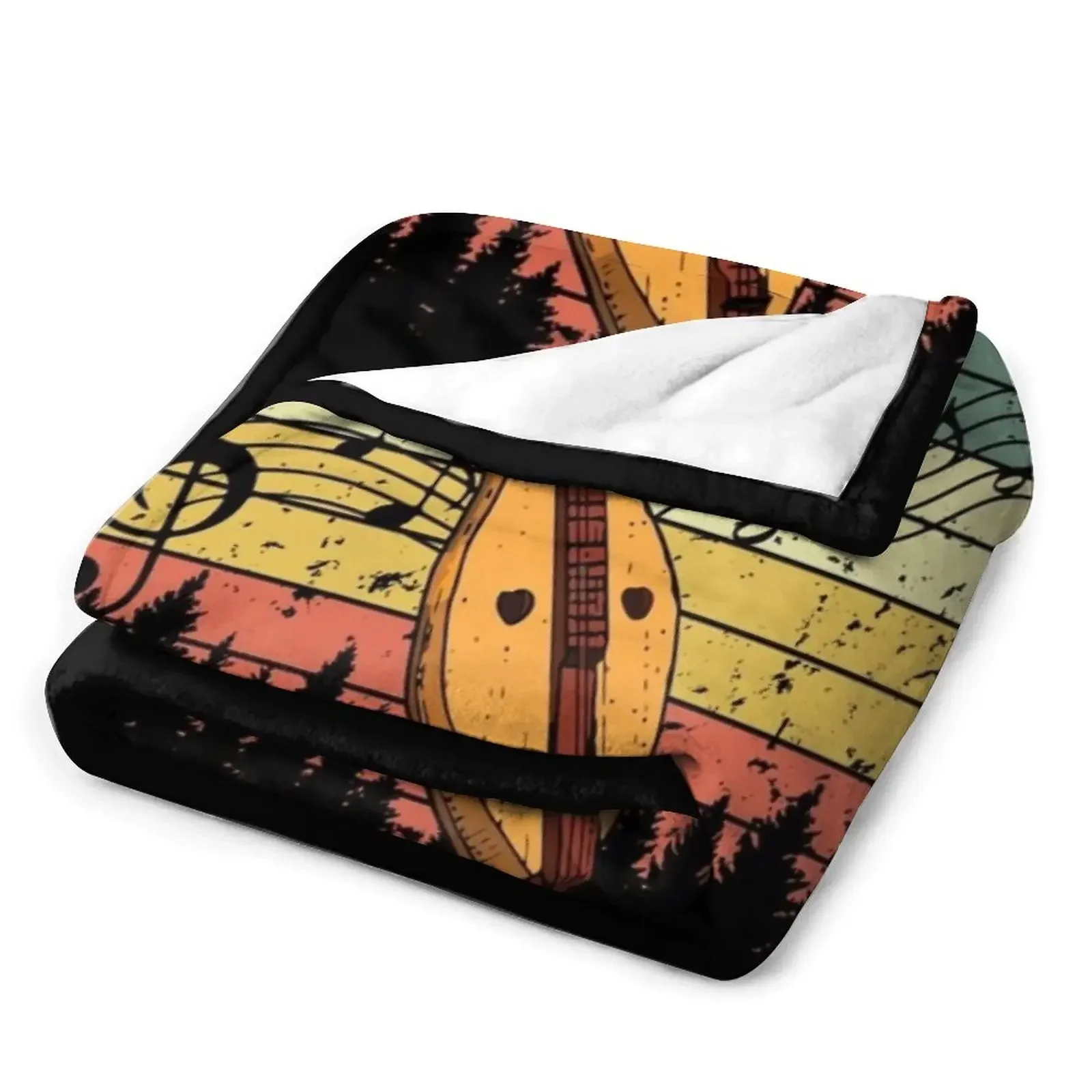 Dulcimer инструмент плед одеяло кровать пользовательские декорации одеяла