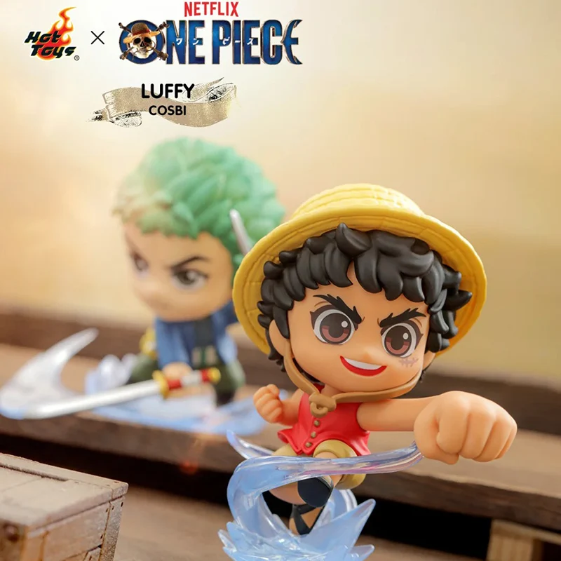 Фото НОВИНКА: Оригинальные фигурки Hot Toys COSBABY: Луффи, Зоро, Нами (серия Blind Box) – декоративные настольные украшения, коллекционные сувениры №3