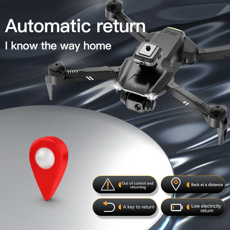 New V28 Drone GPS 8K HD Dual Cameras 360° Obstacle Avoidance Quadcopter Option Flow Dron Professional RC Helicopter Toys Gift enlarge