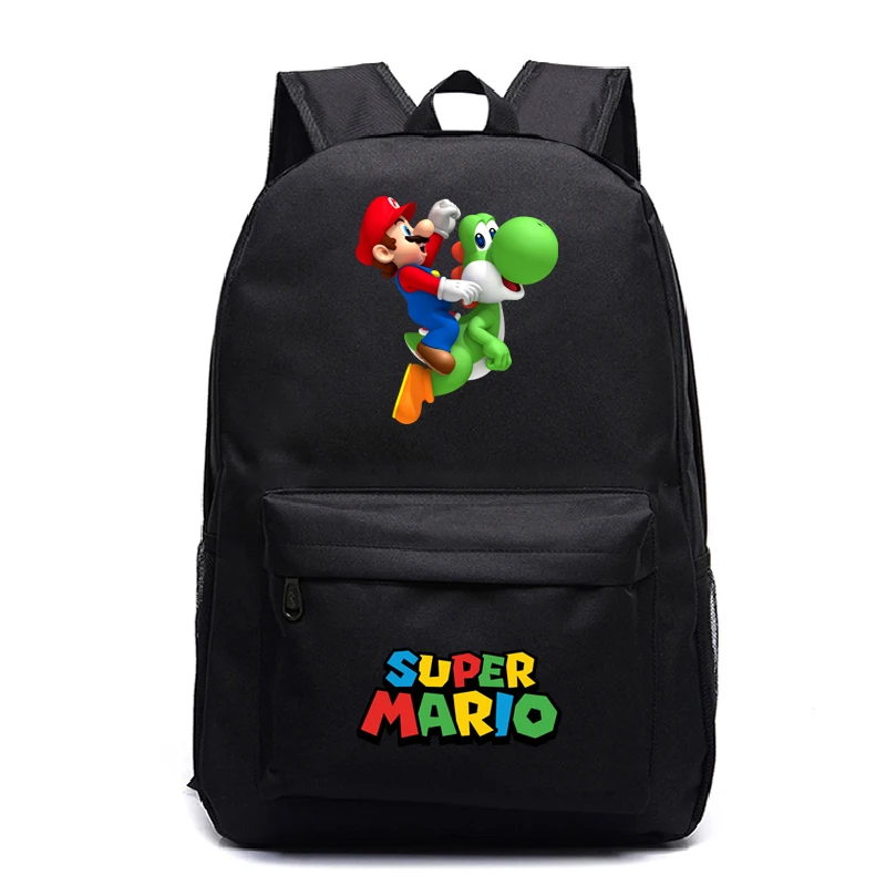 

Cartoon Backpack Boys Girls schoolbag book bag Teenage Travel Backpack kids SuperMariobag School Backpack back to school gifts
