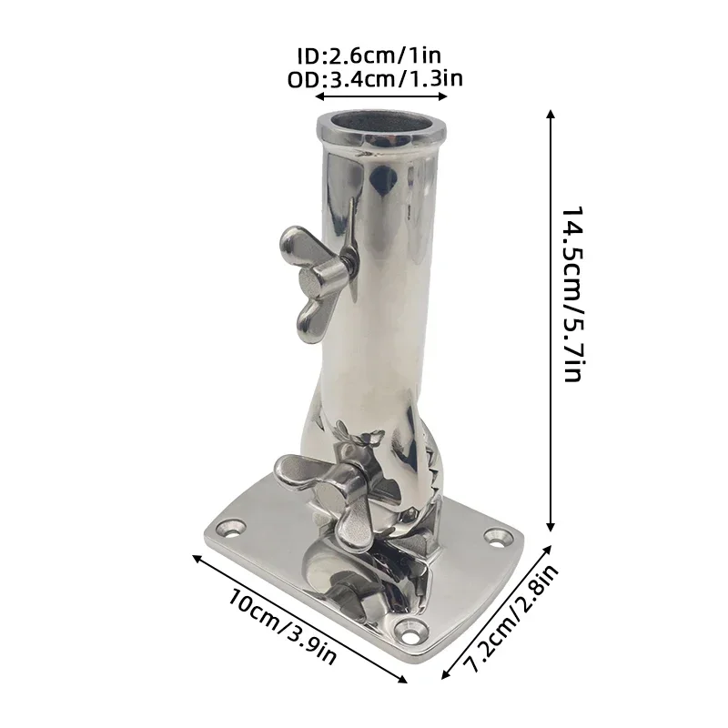 

Вращающийся на 180 градусов кронштейн для флагштока из нержавеющей стали 316, регулируемый флагшток для дома, патио, уличного двора, фермерского дома