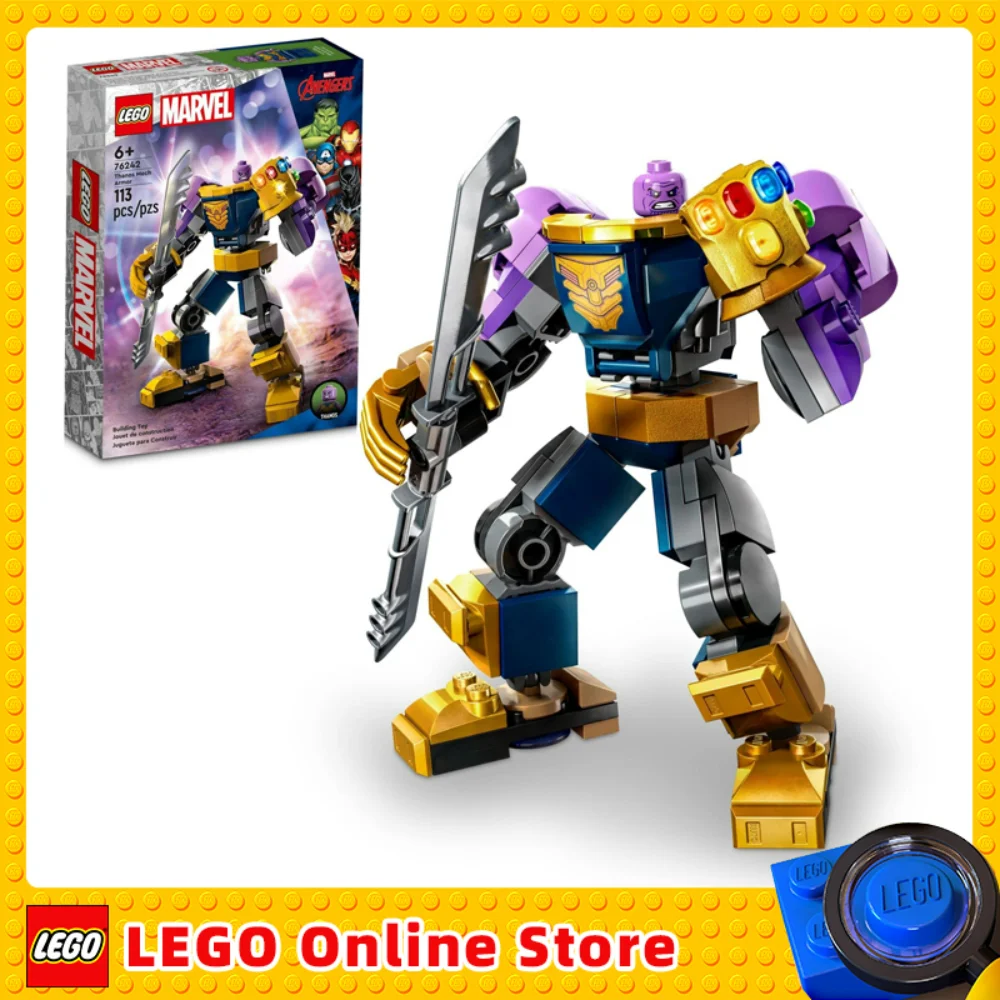 

LEGO Marvel Thanos Mech Armor 76242 Avengers Action Figure Set Building Toy with Infinity Gauntlet & Stones Super Hero Gift