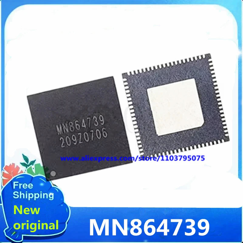 Фото 1 шт. Оригинальный чипсет HDMI IC MN864739 для передатчика HDMI PS5 и ремонта домашней техники. Гарантия качества. №1