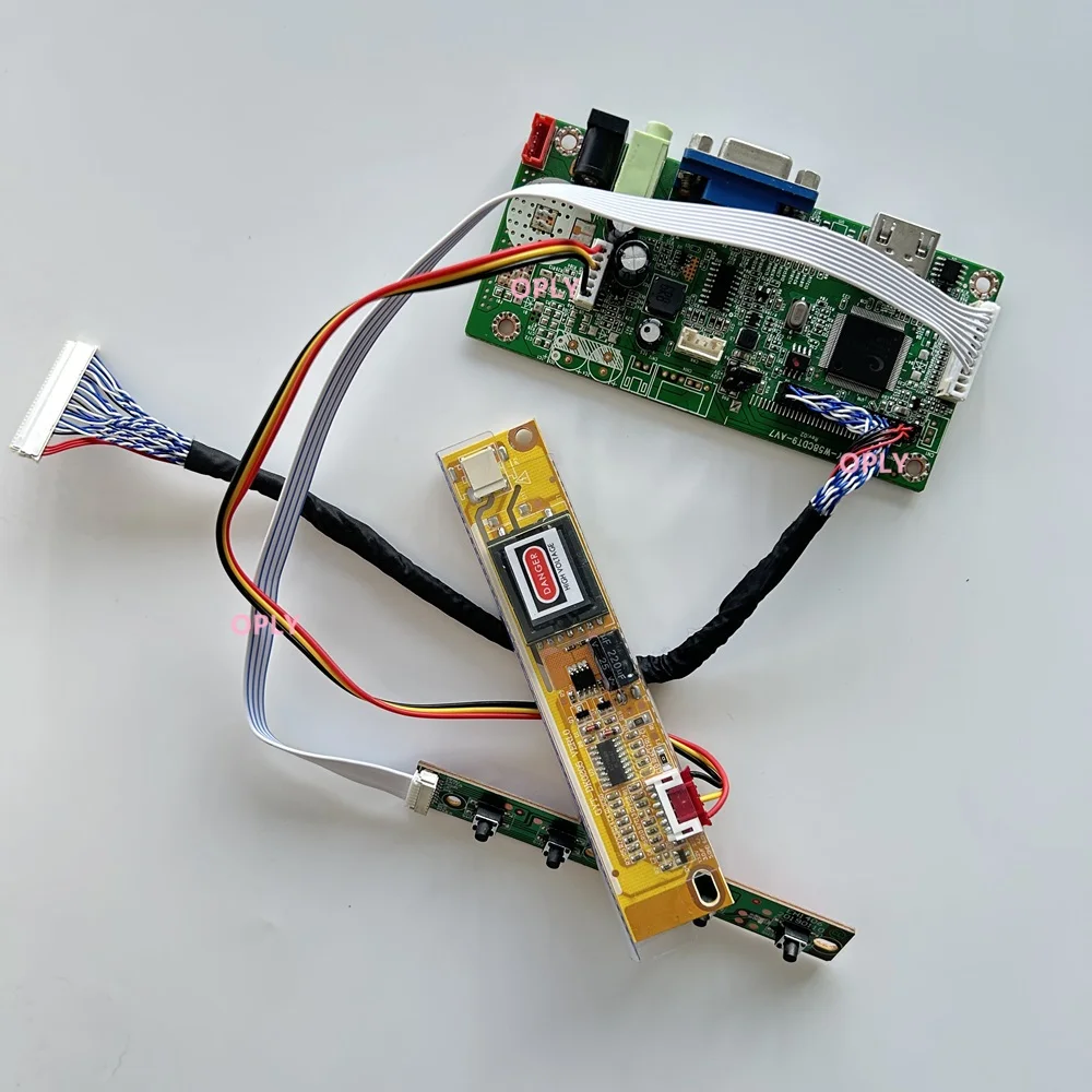58C Controller board HDMI-Compatible VGA for LTN154X1-L02 LTN154X1-L01 LTN154X1-L03 1280X800 LED panel 15.4&quot Screen monitor DIY