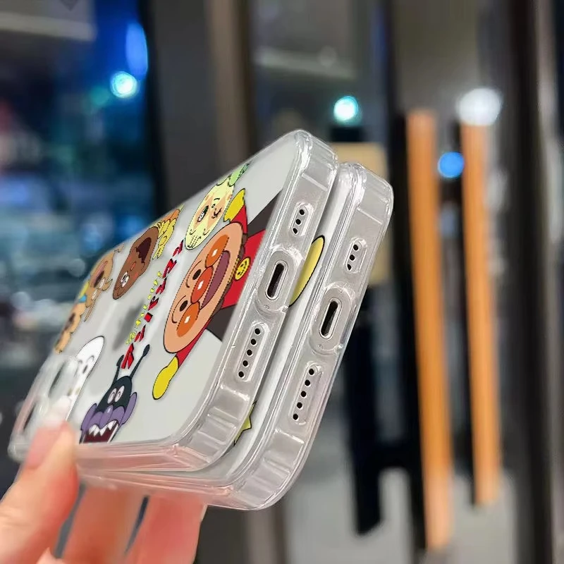 Магнитный чехол для телефона Anime Anpanma Magsafe для iPhone 17, Air 16, 15, 14, 13, 12, 11 Pro Max Plus Mini SE 2020 2022, мягкий прозрачный (art.: 3920d4234c19d) - 3920d4234c19d