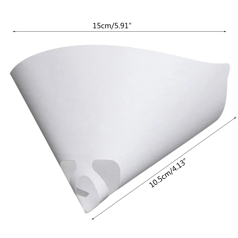 51/101/151 шт. Воронкообразная бумага для 3D-принтера белый утолщенный бумажный фильтр