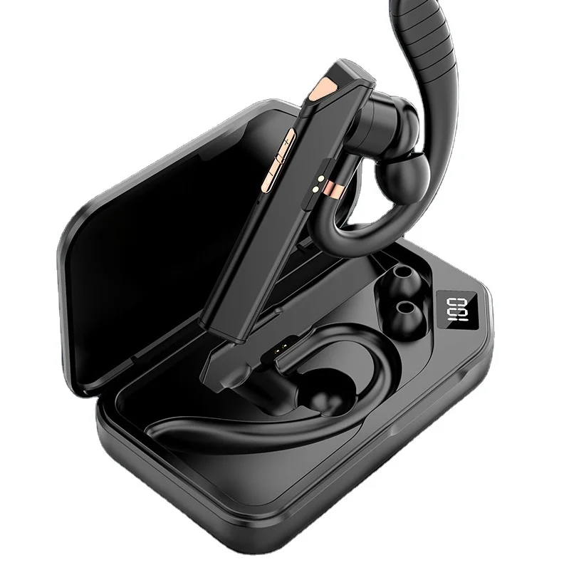 

2022 Wholesale Headset Sport Magnetic Black Waterproof Earbuds Headphone Deep Bass Mobile Phone Earphone