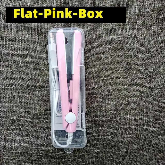 

Hair Iron Curling Hair Flat Iron Straightening Brush Hair Comb Mini Hair Straightener and Curling Iron Styling Tools