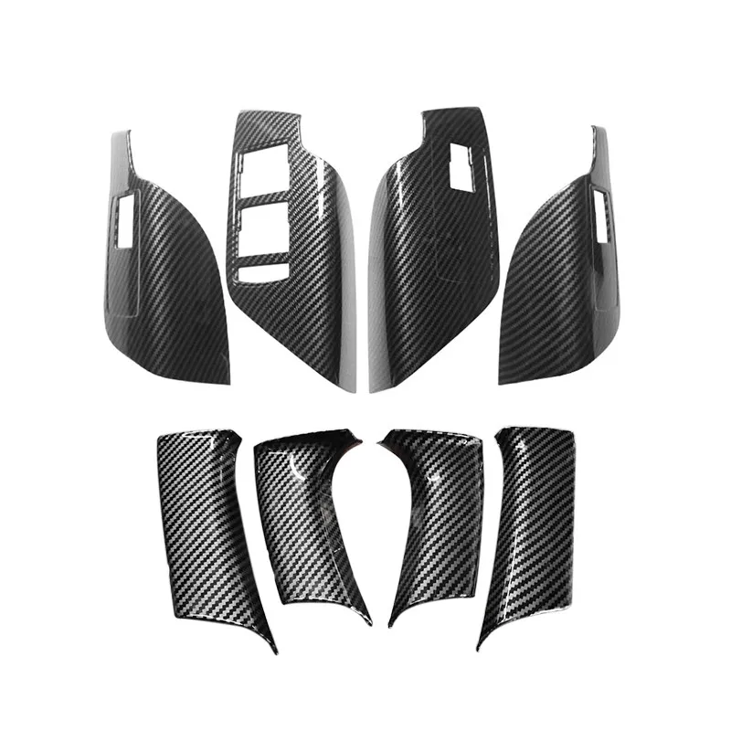 Текстура из углеродного волокна для Buick Regal 2009 2010 2011 2012 2013-2016 подъемник окон и