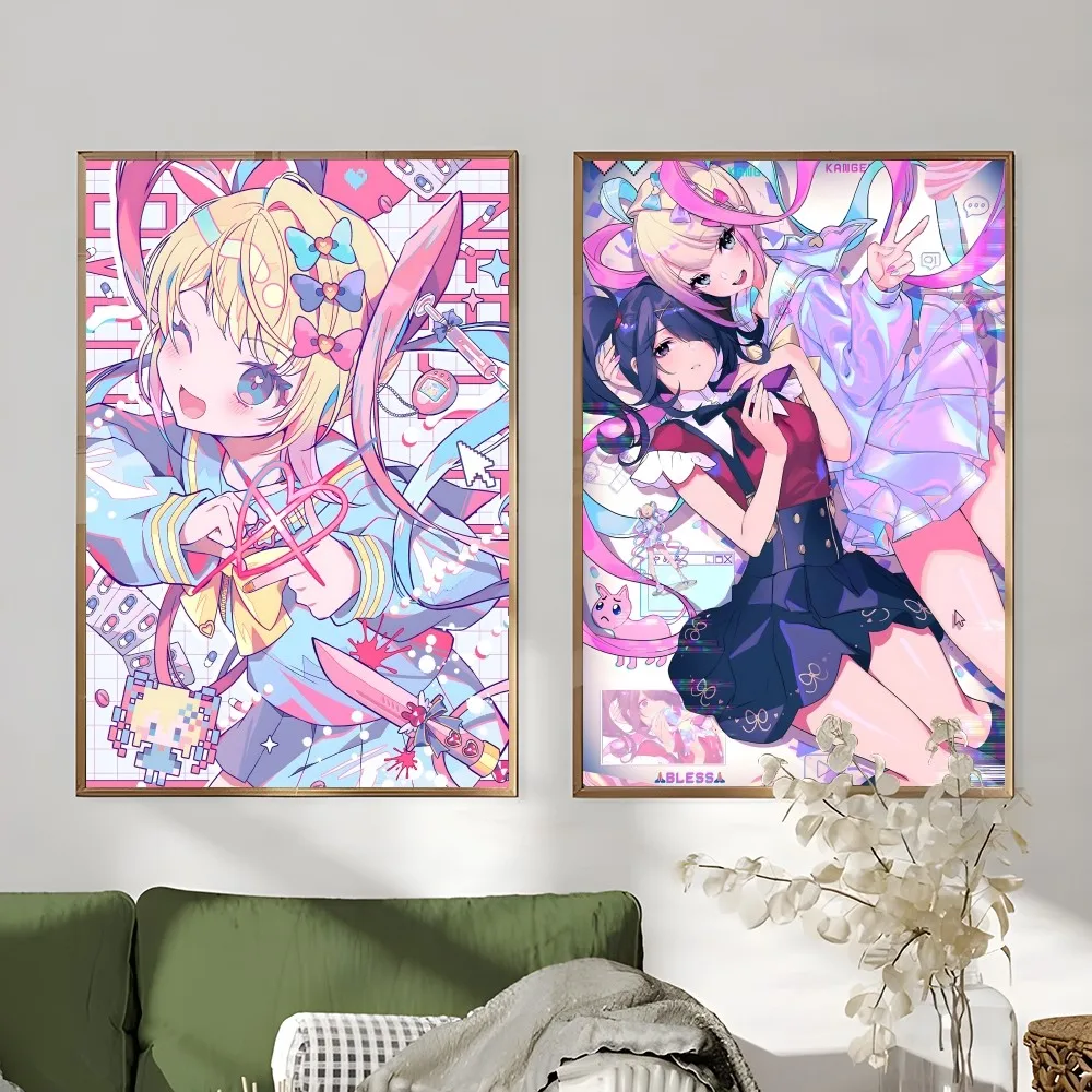 Anmie N-Needy Girl O-Overdose игровой постер липкий настенный художественный принт