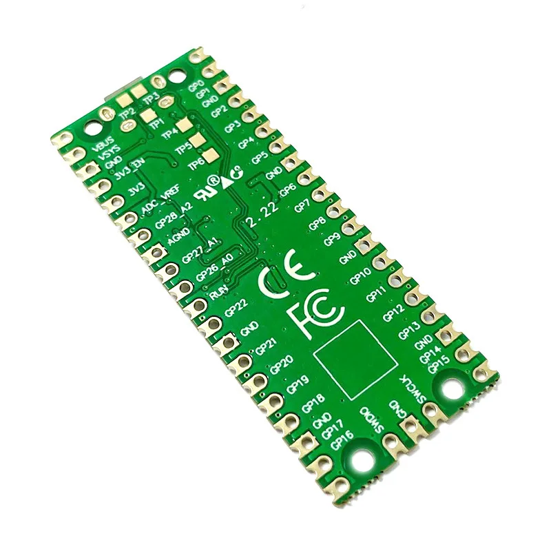 Pi Pico Board RP2040 Официальный двухъядерный микроконтроллер Raspberry ARM 264 КБ с гибким