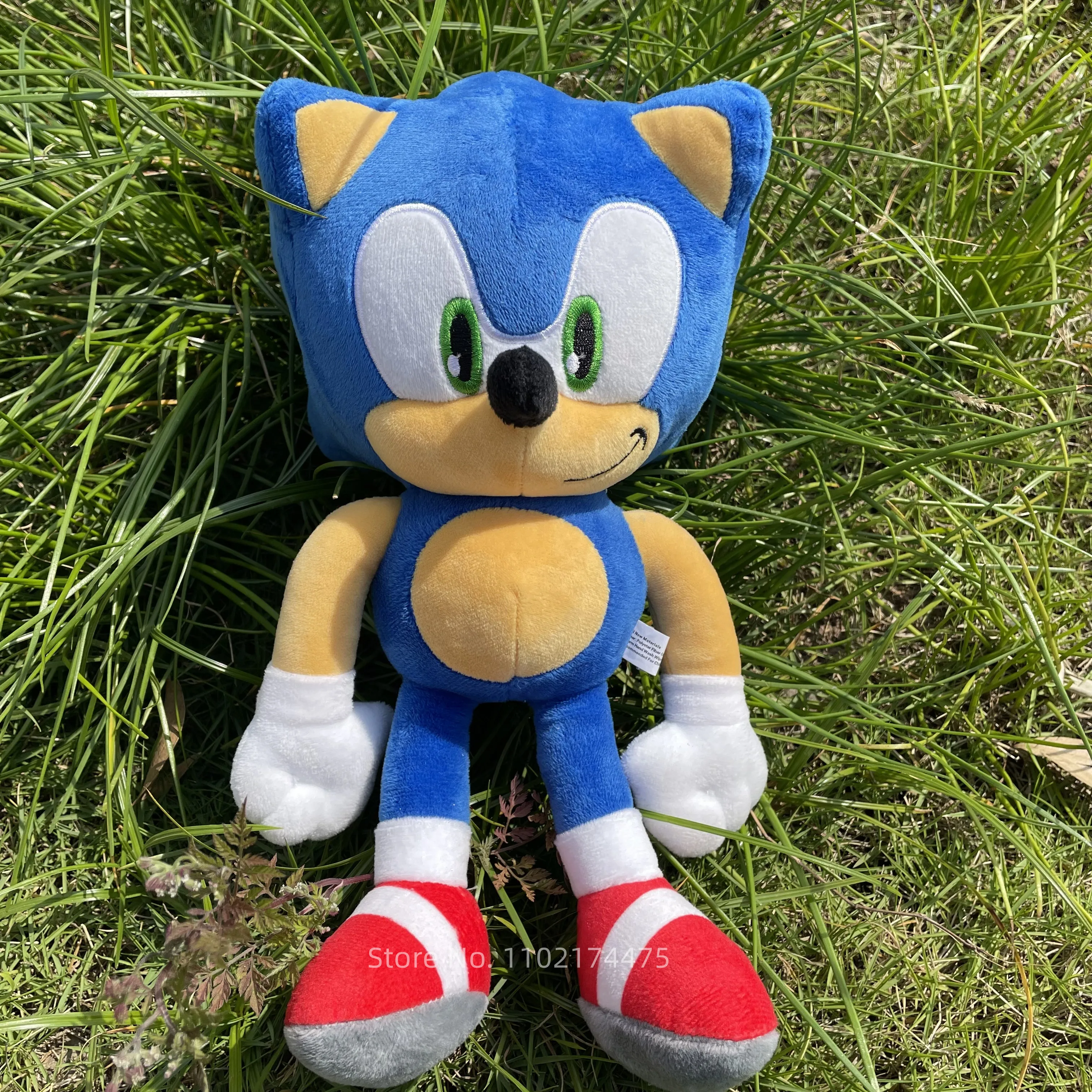 

NEW 12" SEGA SONIC THE HEDGEHOG BLUE SOFT PLUSH TOY HALLOWEEN GIFT