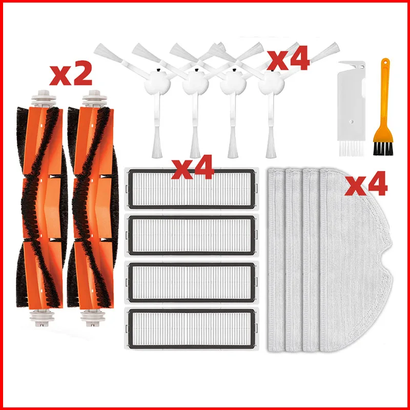 For Xiaomi Mijia 1C 1T 2C STYTJ01ZHM STYTJ02ZHM STYTJ03ZHM For Dreame F9 Mi Robot Cleaner Parts Main Side brush Hepa Filter Mop