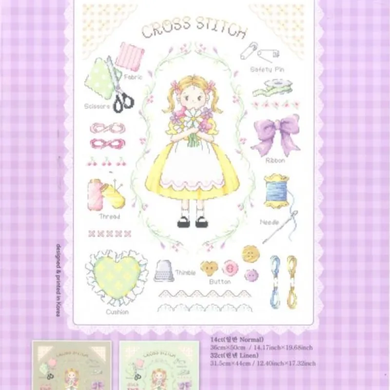 G198 вышитая девушка 46-60 Набор для вышивки крестиком наборы для вышивки крестиком