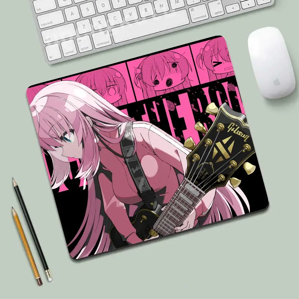 Bocchi_The_Rock Mouse Pad Non-Slip Gaming accessories New Office gadgets Rubber Edge locking Gifts for boys Valorant 450x400