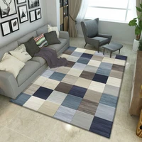 simple style living room large area carpet cloakroom coffee table non slip floor mat modern printing floor mat home decoration