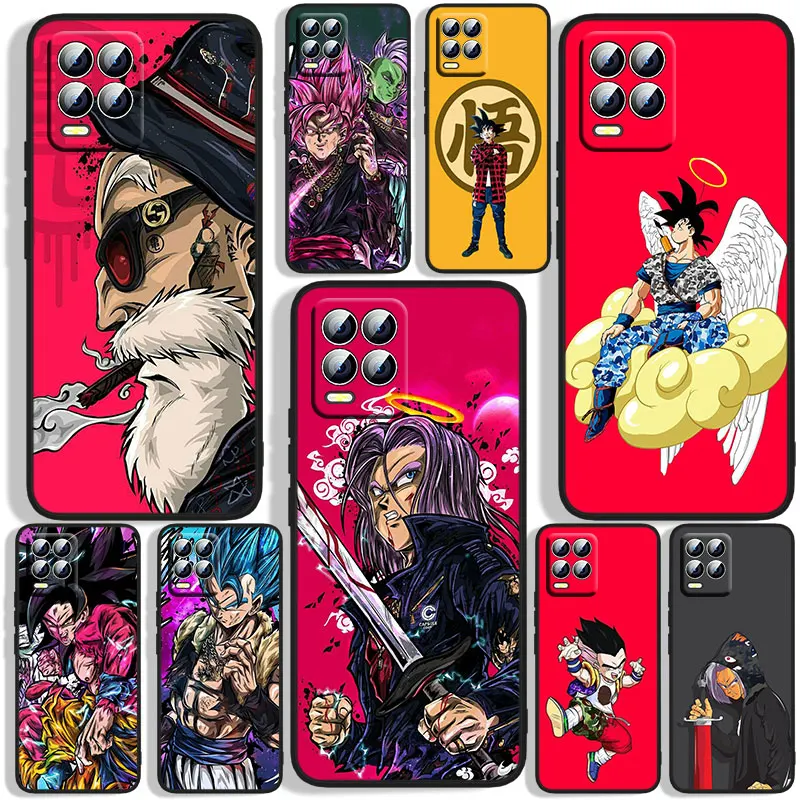 

Goku The D-Dragon Balls Phone Case For OPPO Realme 5 6i 6s 7 7i 8 8i Pro 5G Realme Narzo 50A Narzo 50i Black Cover Funda Soft