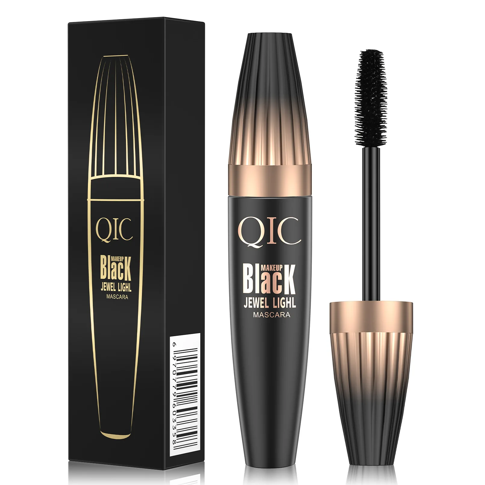 QIC Voluminous 4D Mascara Lengthening, Thickening, Curling, Waterproof Mascara Makeup