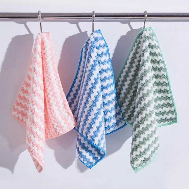 

Super Absorbent Scouring Pad 30*40cm Microfiber Dishwashing Towel Cationic Absorbent Cloth Cleaning Tools Oil Free Fiber Wipe