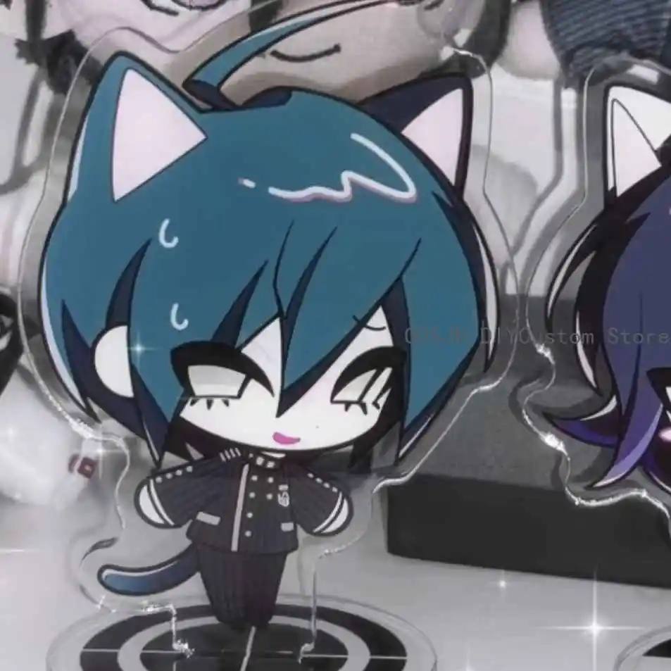 Фото 5 см аниме Shuichi Saihara Kokichi Oma косплей акриловая подставка модель тарелка декор стола стоячий знак настольный подарок на день рождения №3