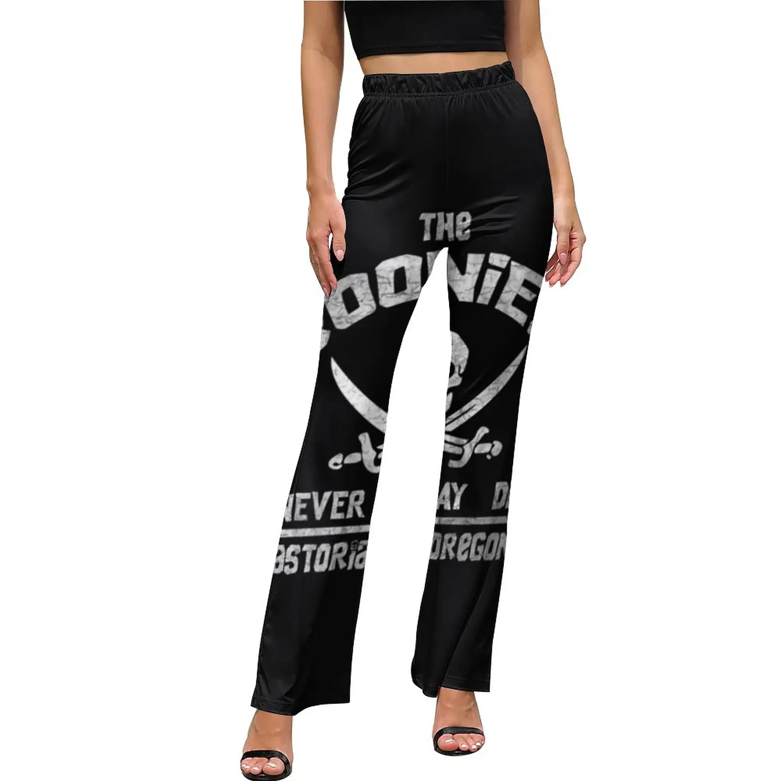 

Goonies T-ShirtThe Goonies Never Say Die A-Line Dress Pants High Waist Casual Flare Trousers Autumn Print Streetwear Pants Gift