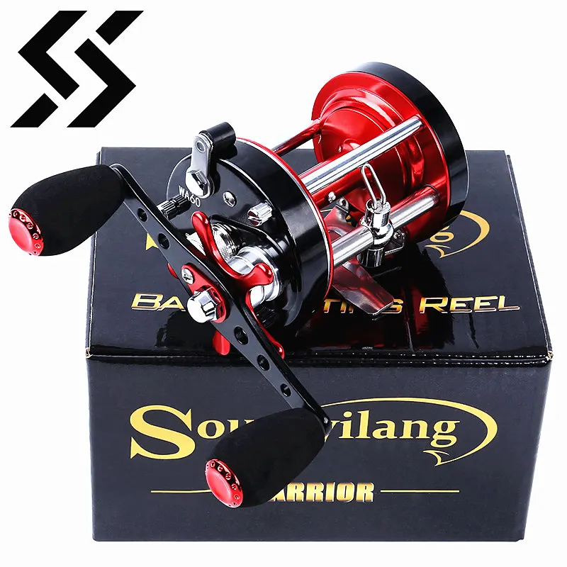 

Sougayilang Bait Casting Reel 6+1BB 4.2/5.2:1 Max Drag 20Kg Trolling Reel Drum Salt Water Fishing Tool Carretilha De Pesca