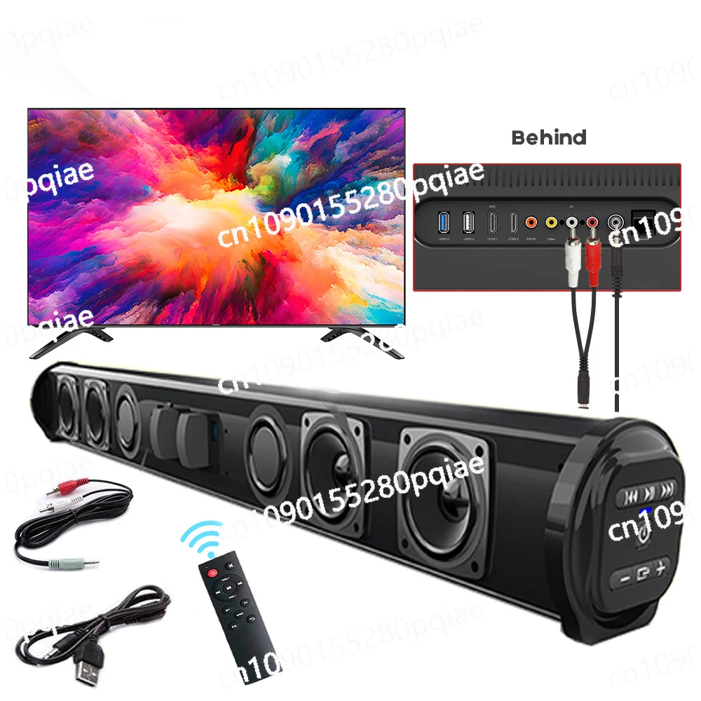 Звуковая панель для телевизора 20 Вт проводная и Беспроводная Bluetooth-совместимая