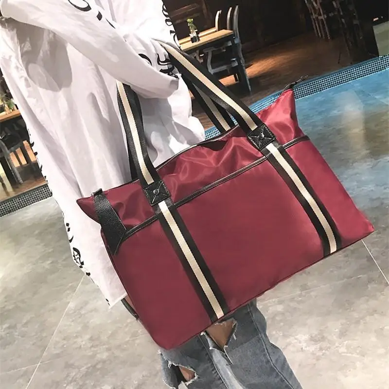 Travel Bag Women's  Handbag Folding Luggage  Men's Waterproof Sports Fitness 