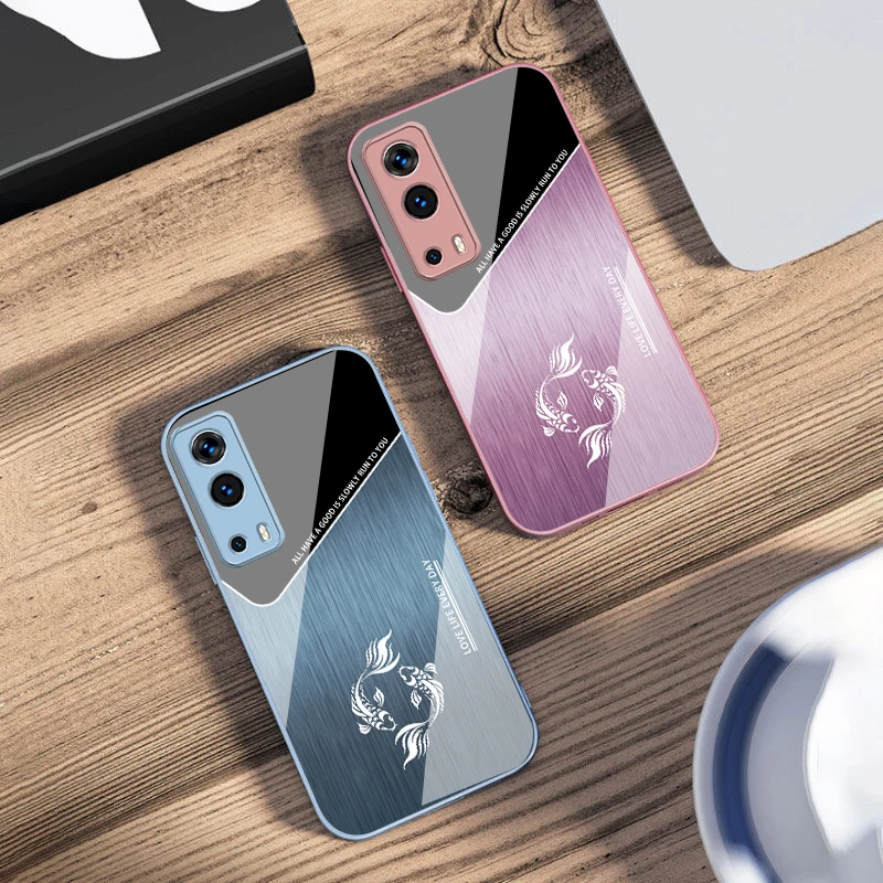 Градиентная металлическая текстура для Vivo Y76 16 55 V29 Lite 5G 25 23 30 IQOO Z9X 12 Pro Neo X200 100 90 60
