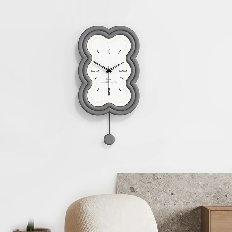 

Luxury Modern Silent Wall Clock Mechanism White Loft Original Wall Clock Industrial Aesthetic Unique Reloj Decoration Home T50GZ