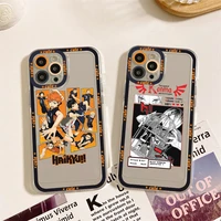 cute japan anime oya haikyuu phone case for iphone 11 12 13 mini pro max 14 pro max case shell