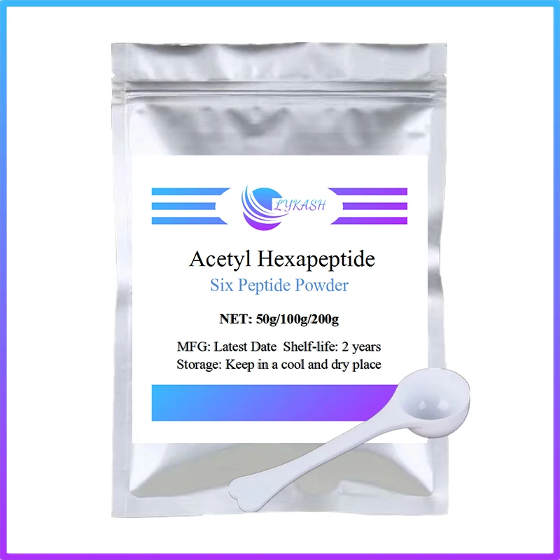LYKASH В ПРОДАЖЕ Ацетиловый гексапептидный порошок против старения шестпептидный r