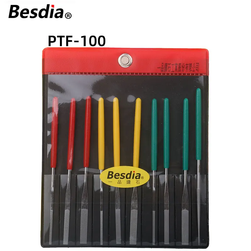 Тайваньские алмазные конические ручные пилки Besdia, файлы из Карборунда, из сплава, в форме ромбовидных лент, в форме ромбовидных лент, для ручных написок, в форме Карборунда скотт коутон файлы фредди официальный путеводитель по лучшей хоррор игре