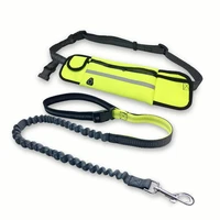 dog leash running nylon hand freely pet products harness collar jogging lead adjustable waist leashes traction belt rope