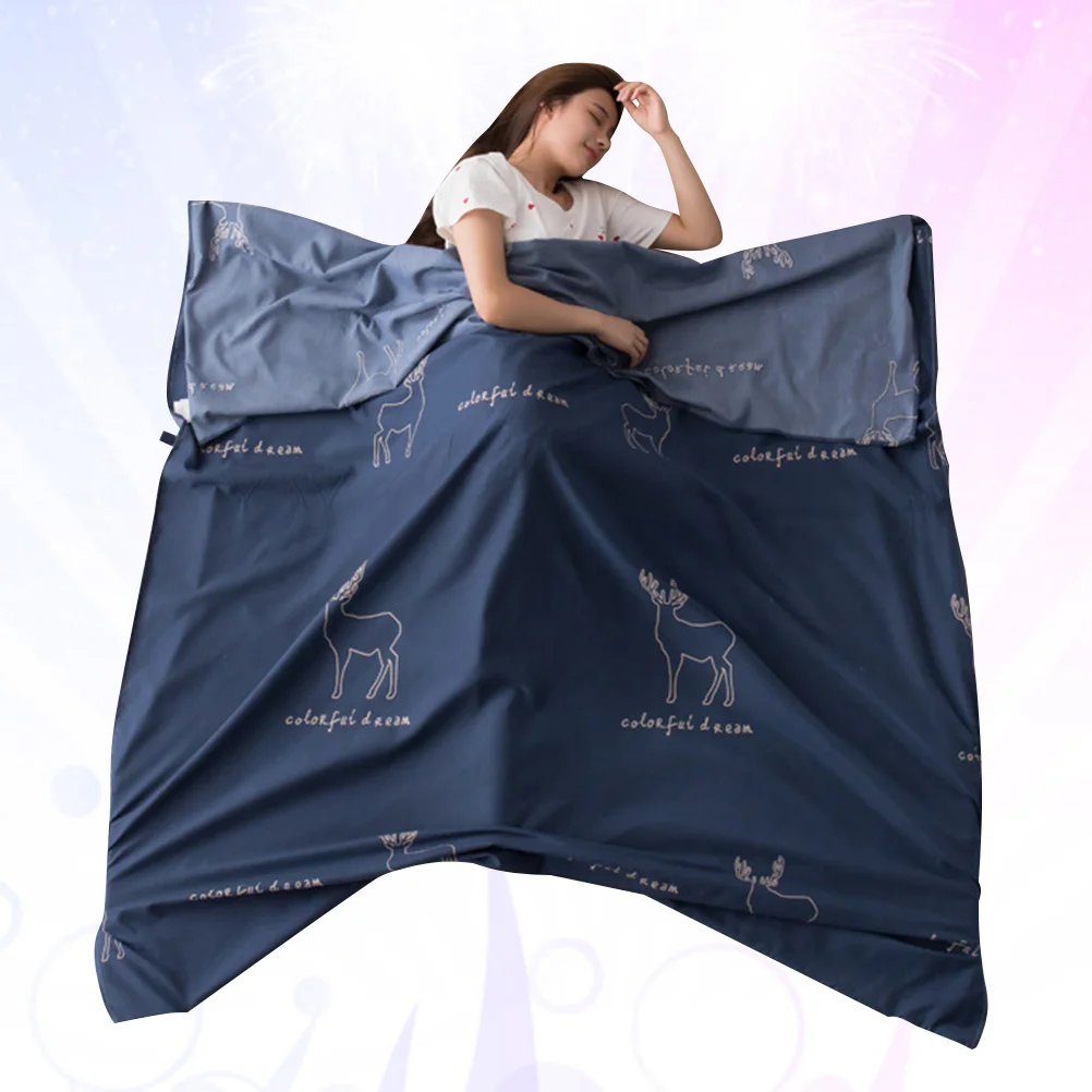 

Sleeping Bag Washed Cotton Hotel Portable Travel Sleeping Bag Hotel Across Dirty Sleeping Bag Liner Lightweight Sleep