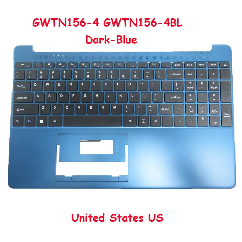 Белая синяя черная клавиатура PalmRest и США/Великобритании/KR для шлюза GWTN156-4 GWTN156-1