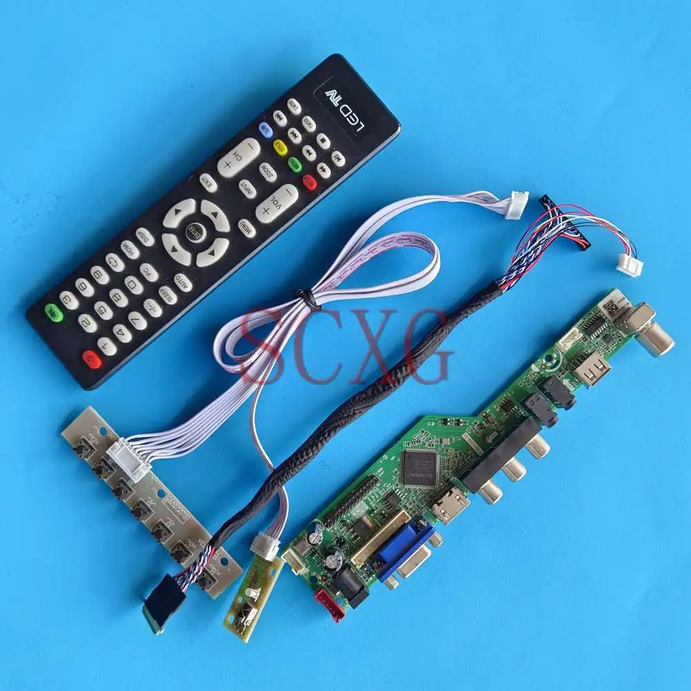 

Комплект для B133XW03 V1 13,3 "1366 768 аналоговый ТВ-сигнал VGA AV USB HDMI-совместимый 40-контактный LVDS контроллер панели ноутбука платы контроллера
