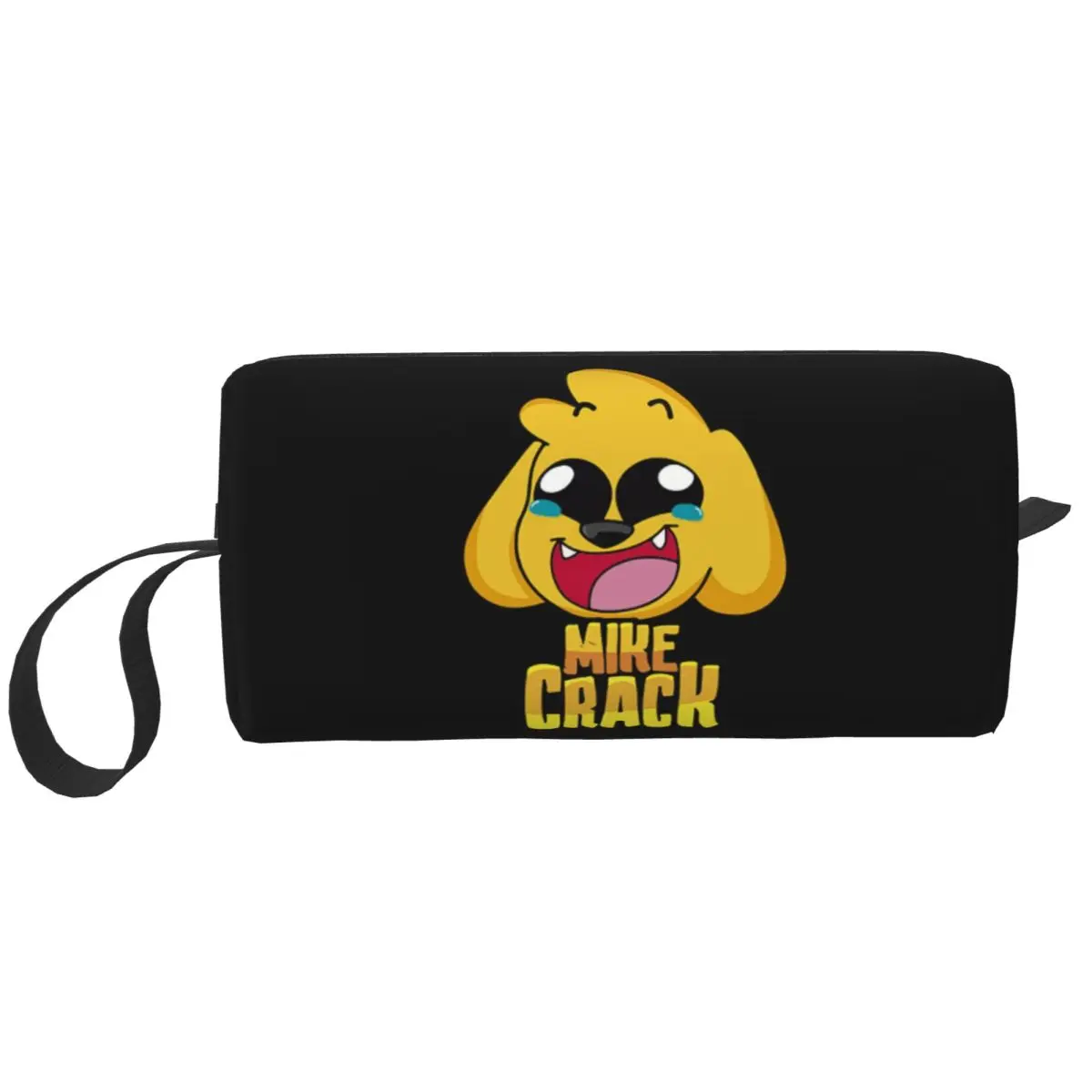 

Travel Mikes-crack Smile Toiletry Bag Kawaii Makeup Cosmetic Organizer Women Beauty Storage Dopp Kit Case