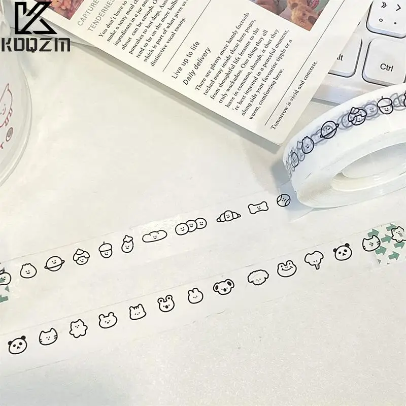 

Ins Cartoon Tape Masking Tape Kawaii Decorative Adhesive Tape Sticker Scrapbooking Diary Stationery