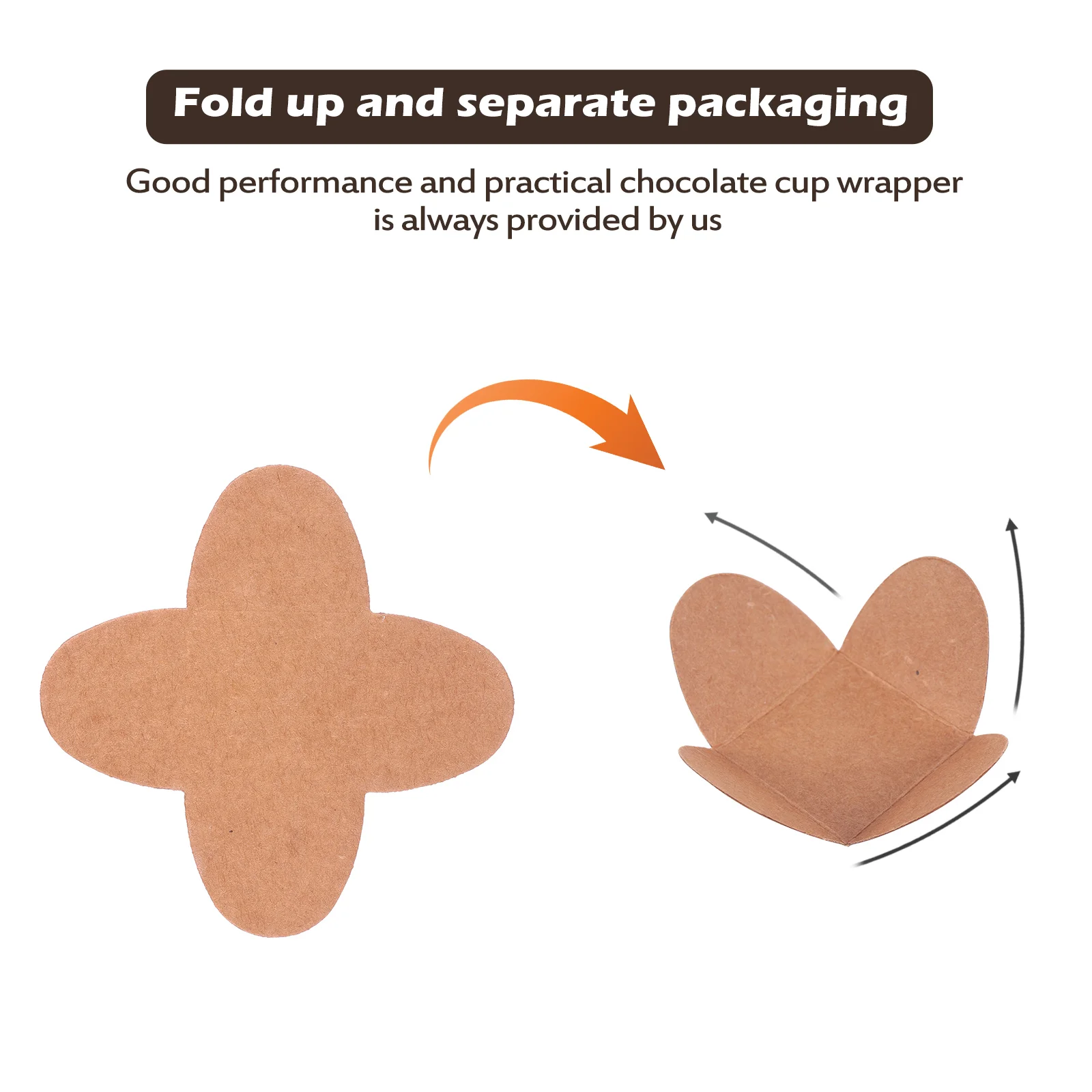 100 шт. поднос для печенья шоколадная пищевая бумага закуска квадратный кекс