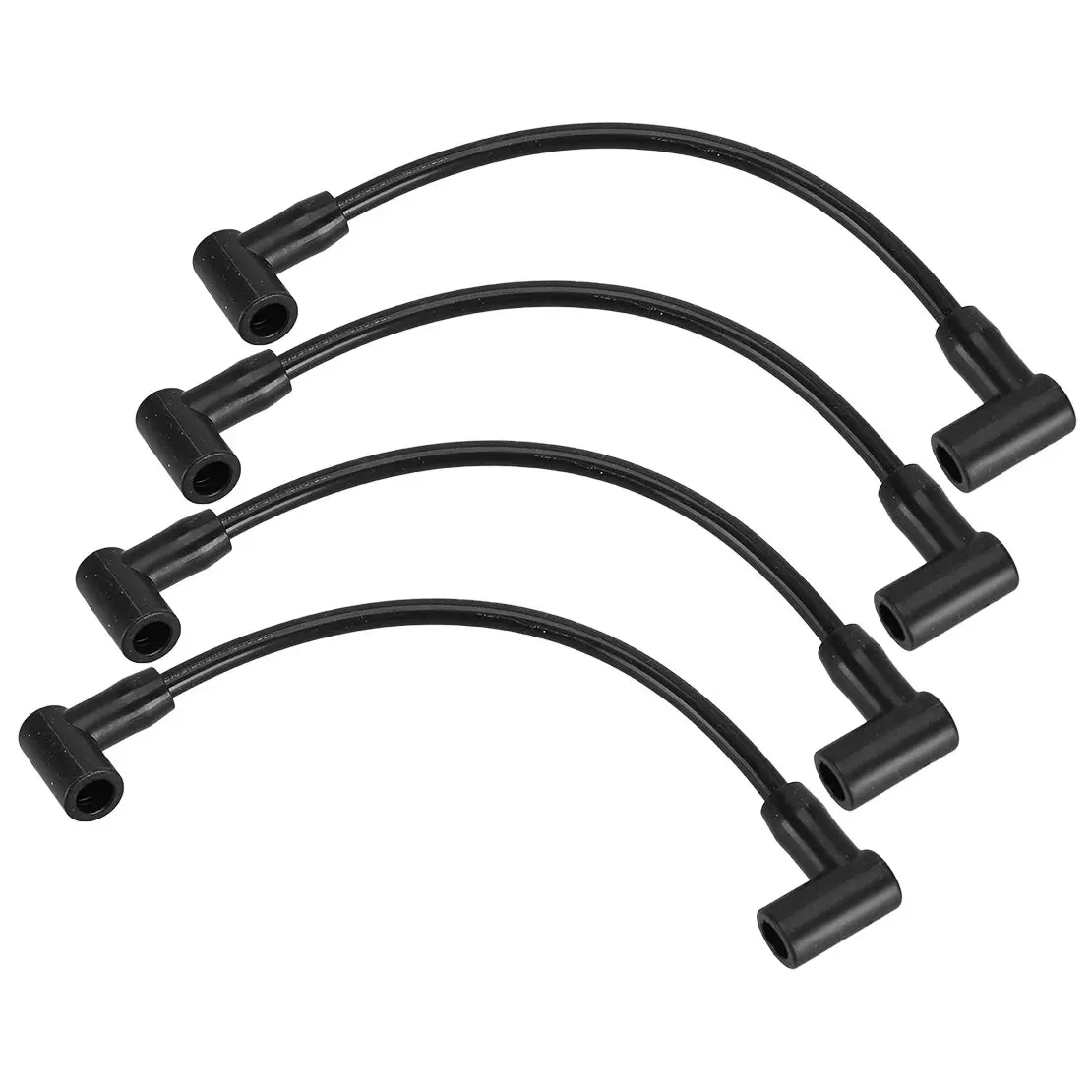 

4 шт. подвесной кабель свечи зажигания для 4-цилиндровых двигателей Mercury Marine 40-60 HP EFI 4-тактных Черных Пластиковых двигателей 84-881908T