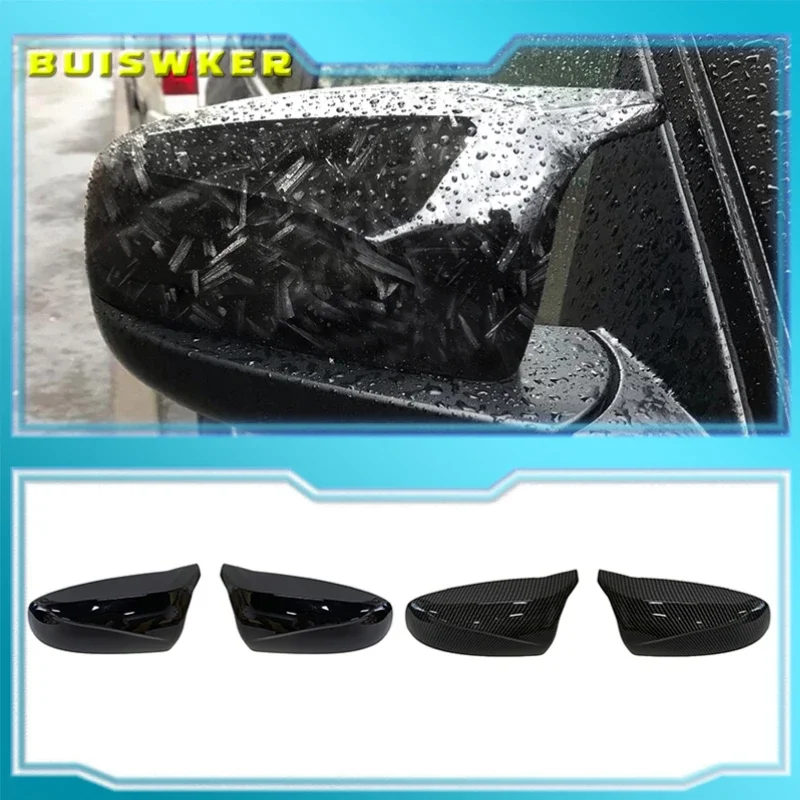 

For BMW x5 E70 x6 E71 2008 2009 2010 2011 2012 2013 Car Side Wing Mirror Cover Rear-View Caps Black high quality types