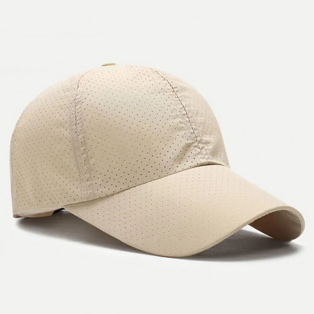 

Dropshipping!! Baseball Cap Breathable Quick Dry 2 Materials Adjustable Sports Cap for Hiking
