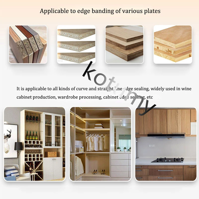 Ручной кромкооблицовочный станок прямой/игнутый портативный