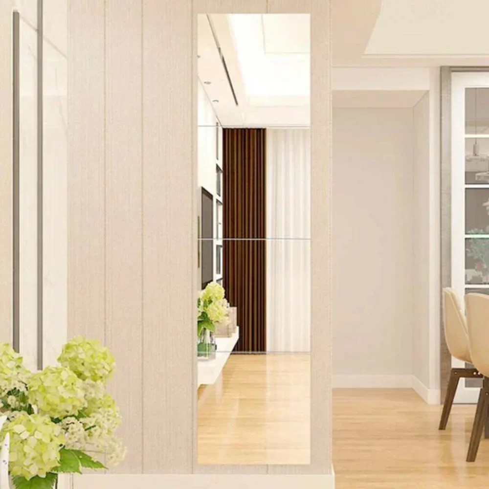 4 шт. самоклеящиеся зеркальные наклейки 30 см