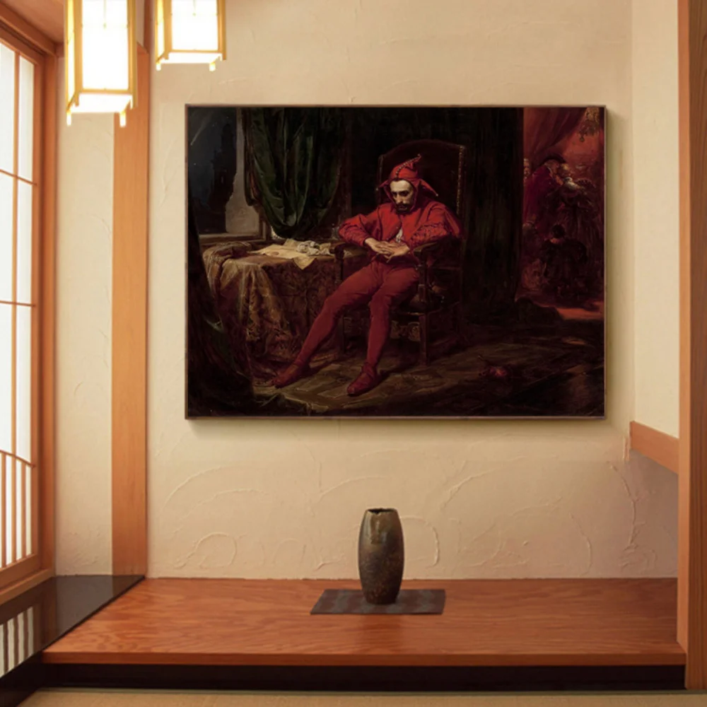 Пейзаж на холсте Янь матенко стеньцзик во время мяча на дворе в потере Смоленска, декоративное настенное изображение музея образования варшвы