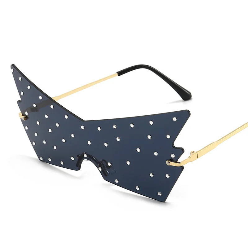 

Солнцезащитные очки без оправы для мужчин и женщин, стильные брендовые дизайнерские модные солнечные очки для спорта на открытом воздухе, ...